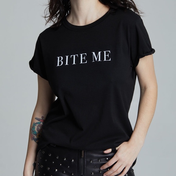 Recycled Karma Bite Me Tee - Picture 2 of 2